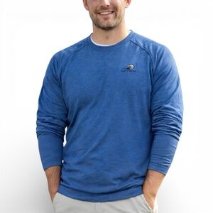 EUC - Peter Millar Cradle Performance Long Sleeve Crewneck Top